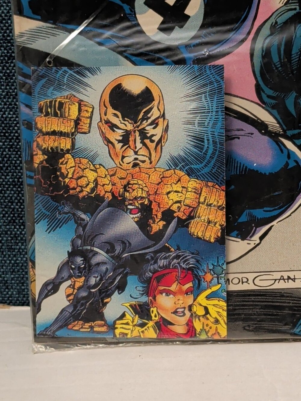Real Heroes #1 Pizza Hut Marvel 1994 Promo Black Panther The Thing Jubilee Good - Picture 12 of 16